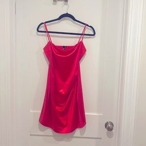 Windsor satin mini dress